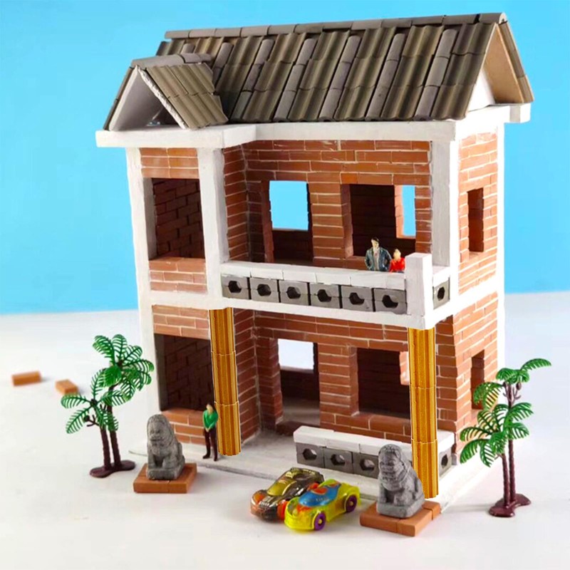 Cayway Mini Fake Bricks, Mini Bricks Tiny Bricks, Miniature Brick