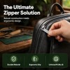 6PCS Replacement Zipper Pulls, Silver No.8 Luggage Zipper Pull Replacement