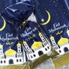 2023 Eid Mubarak Goodie Bags, 100 Pieces Muslim Castle Moon