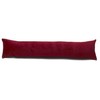 Classic Home Store Burgundy Velvet Draught Excluder French Patio Door