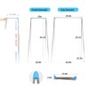 Portable Travel Garment Rack, Stainless Steel Foldable Mini Drying Clothes