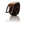Junior/Childrens 5-15 Years Adjustable Elasticated Belt with Buckle/Brown Leather Fittings.