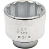 JET 681222-3/8-Inch Drive, 11/16", Deep, 6 Point, SAE Impact Socket