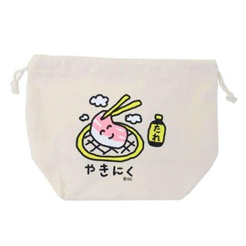 Oeki-san Series Drawstring Bag with Gusset/Yakini-san
