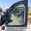 Eysbiy Universal Car Window Screens, Pair Magnetic Bug Screen for