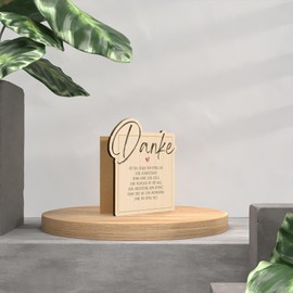 Dankeskarte Danke Holzkarte - Geburtstagskarte - Dankeskarten, Dankeschön Karte, Karte Dankeschön, Danke Karten mit Umschlag, Dankeschön Karten, Danke Karte Klein, Dankes Karte, Vielen Dank