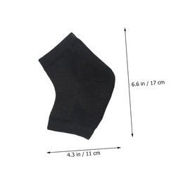 FOMIYES Heel Socks Moisturizing Gel 4 Pairs Dry Feet Socks for Open Toe Comfort and Protection