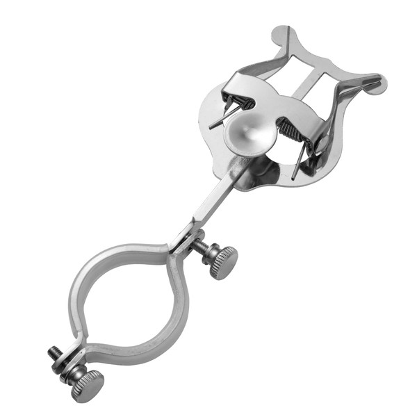 Clarinet Lyre, 6.1x2in Silver Lyre Music Clip Clamp-On Lyre Sheet