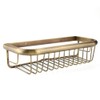 Yosoo Wall Mount Bathroom Shelf, 30cm Copper Shower Basket with