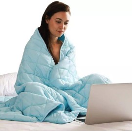 Unbranded Weighted Blanket Sleep Therapy Anxiety Blanket - L: 60 x 80", 20lbs