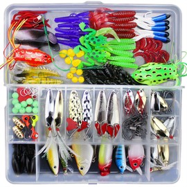 Leeko Spinner Fishing Set, Blinker Fishing Bait for Pike, Trout, Zander, Perch