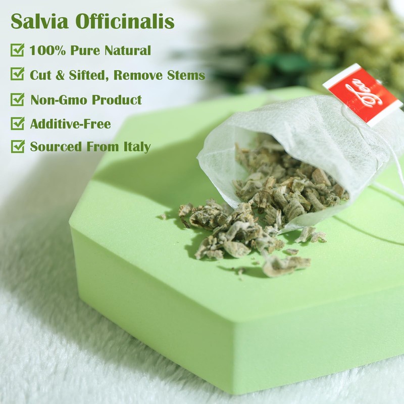 TEARELAE - Premium Sage Leaf Tea Bags - 1.5g x