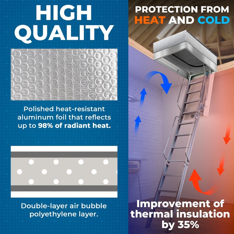 ABC Pack & Supply Attic Stairs Insulation Cover 25 x