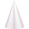 Trendware Iridescent Party Hats, 24 Count