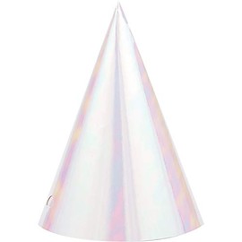Trendware Iridescent Party Hats, 24 Count