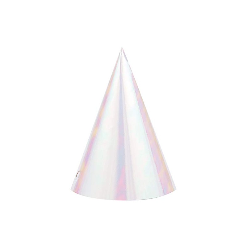 Trendware Iridescent Party Hats, 24 Count