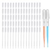 500 Pezzi 0,5ml Plastica Pipette Trasferimento,Pipette Graduate,Squeeze Trasferimento Pipette,pipette monouso,per