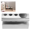304 Stainless Steel Toothbrush Toothpaste Holding Stand Storage Bracket for