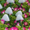 Mini Mushroom Solar Lights 8 Modes LED Waterproof String Pathway