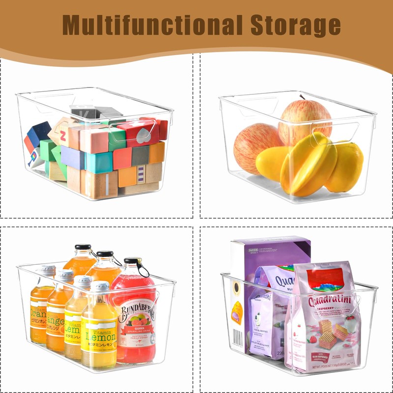 12 Pack Middle Organizers and Storage, Pantry Organization and Storage