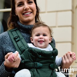Diono We Made Me Imagine Deluxe, 3-in-1 Baby Carrier Newborn to Toddler With Front Carry & Back Carry, Ergonomic, Comfortable, Racing Green