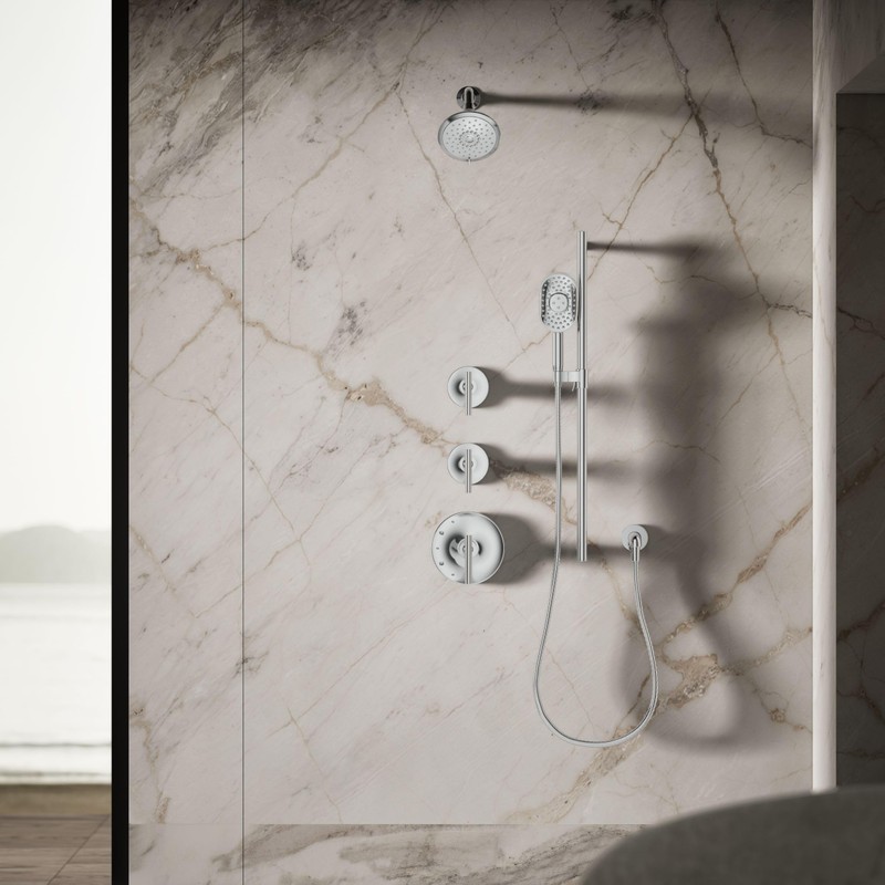 Kohler 22169-CP Forté® Three-function showerhead, 2.5 gpm, Polished Chrome