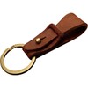 LITSTA Pueblo Keychain, Italian Leather, Key Chain, Brick red