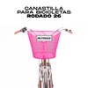 Piago Canasta Canastilla para Bicicleta de Acero Plastificado Varios Rodados