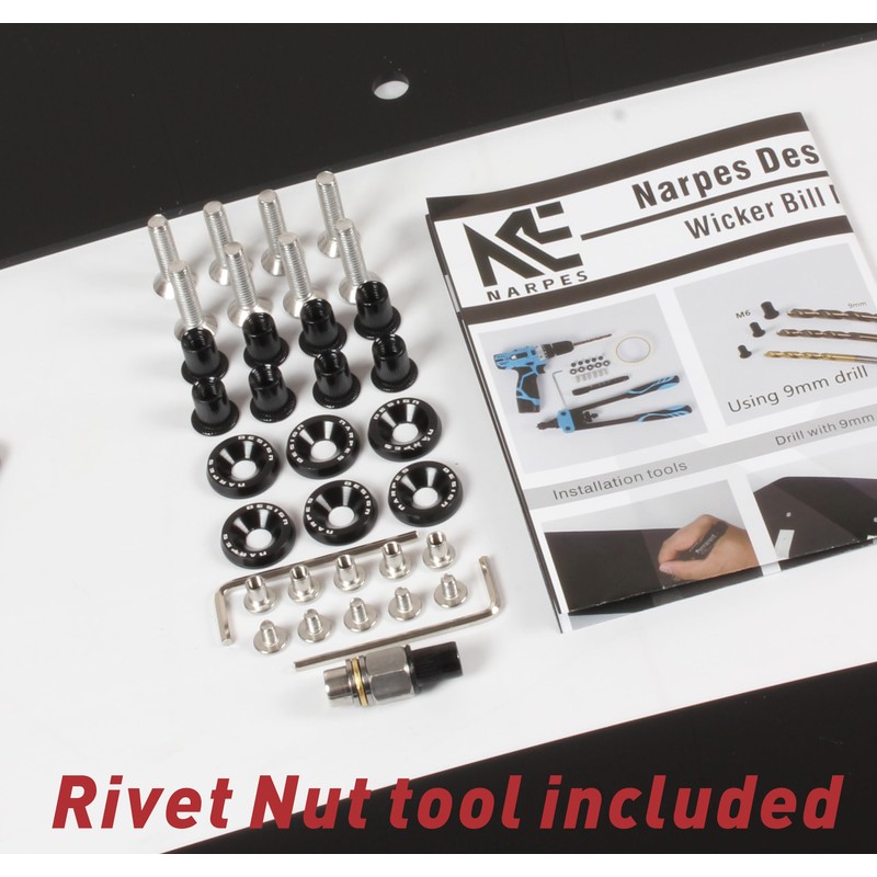 NARPES Only Wickerbill Extension for 2010-14 Ford Mustang Accessories