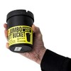 [3PCE] Home Master Jumbo Ashtray Butt Bucket, Windproof and Spacious,