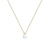 Elli Women's Elegant Drop Pendant Necklace with Moonstone in 925