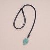 COAI Power Stone Nine-tailed Fox Amulet Necklace, green aventurine, green