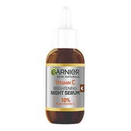 Garnier Targeted Anti Dark Spot Night Serum for Face, with 10% Pure Vitamin C & Hyaluronic Acid, Anti Pigmentation & Dullness, For All Skin Types, Approved by Cruelty Free International, Vegan, 30 ml