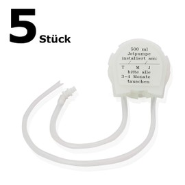 5 x Replacement Pump Hygiene Disposable Jet Pump for 500 ml Touchless Automatic Dispenser 3-4 Months (4+1 Value Pack)