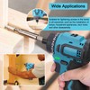 18V Lithium Screwdriver Adjustable 2 Speed Control Modes Multifunctional Repairing