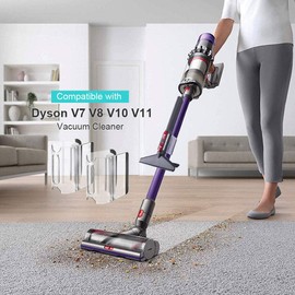 KEEPOW Accessory Holder Attachment Clip Compatible with Dyson V11 V10 V8 V7 Vacuum Cleaner with Roller Brush Key, 1 Pack