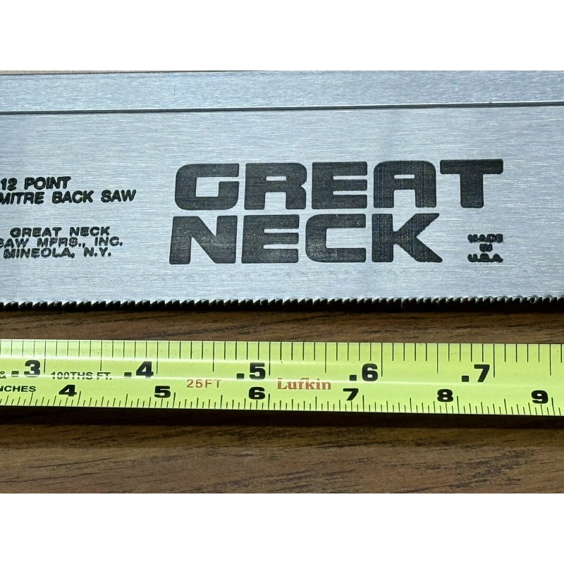Greatneck CM14 14" Mitre Back Saw 12 Points Great Neck