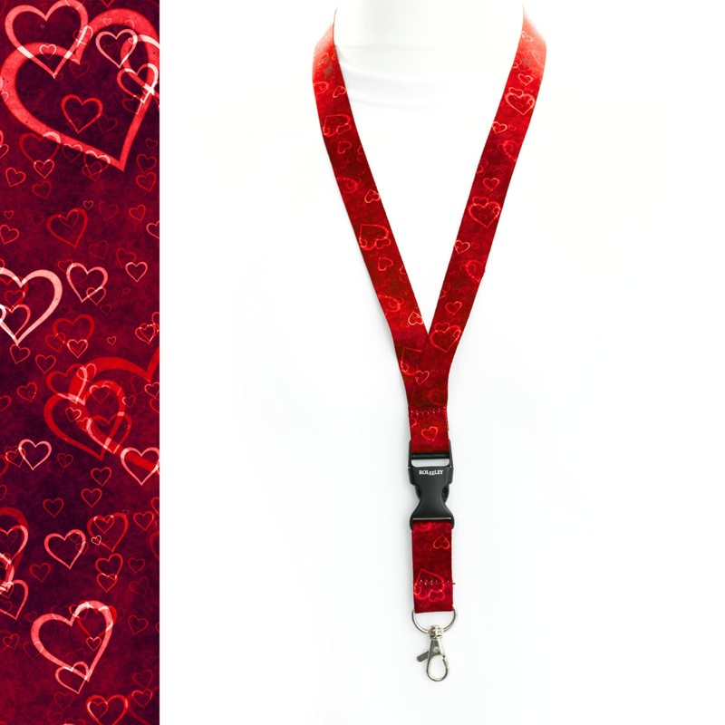 Rolseley Multicoloured Lanyard Neck Strap with Safety Clasp and Swivel