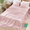 NATUREFIELD 4Pcs Cooling Sheets Set Full Size Rayon Derived from