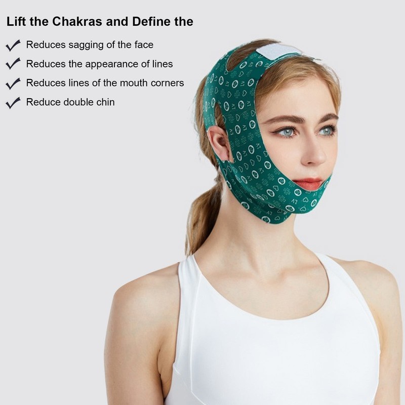 Double Chin Reducer Strap Face Slimming Adjustable Breathable V Line