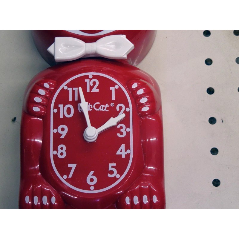 California Clock Co. LIMITED EDITION SCARLET RED KIT CAT MADE