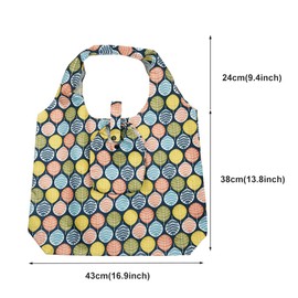 FAVORTALK Shopping Bags Foldable - 2 Pcs Reusable Washable Shopper Bag Waterproof Eco Friendly Grocery Bags Nylon Multipack Lightweight Shop Bags for Women Ladies Groceries Bags for Life - D23903