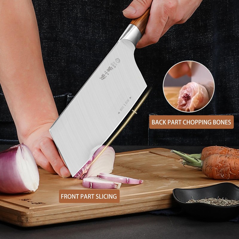 ZHANG XIAO QUAN SINCE 1628 7” Meat Cleaver, Chinese Vegetable