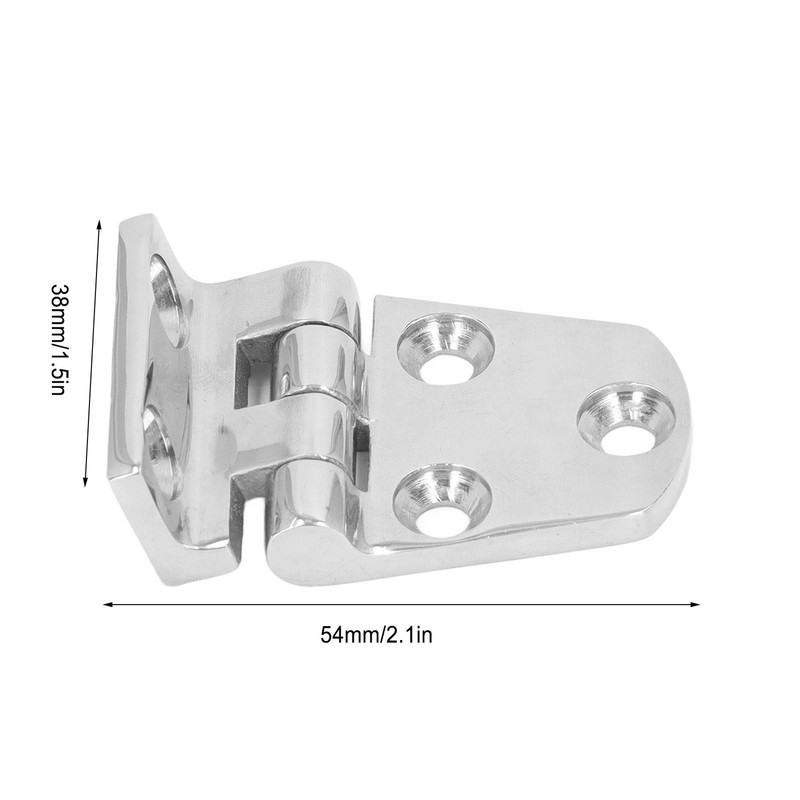 4 Pcs Boat Hinge Thickened 316 Stainless Steel Mirror Polished