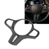 Car Steering Wheel Frame Cover Trim Sticker Decoration Carbon Fiber