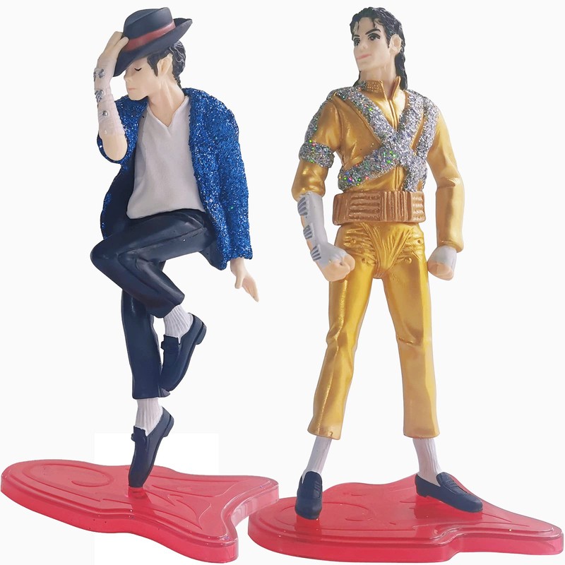 BOMJJOR 5 Pack Michael Jacksn Dolls Rock King Classic Album