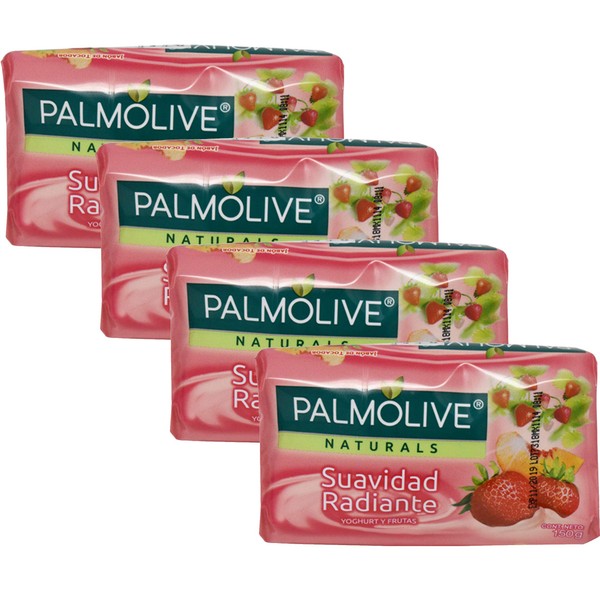 Palmolive Naturals Soap Suavidad Radiante 4 Pack 150g