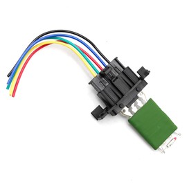 Hoypeyfiy 13248240 Blower Motor Resistor with Wiring Harness, Replacement for Corsa D 2006-2011 Grande Punto 2005-2012 Punto Evo 2009-2011 77364061 55702407