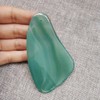 Natural Brazilian Agate & Jade Gua Sha Scraper Face Roller for Facial & Hand Massage Free Size/One Color 3ea