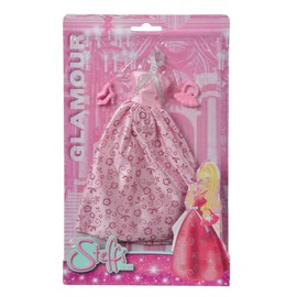 Simba 105723369 - Steffi Love Glamour, Puppenkleidungs-Set, 3-fach sortiert, Es wird nur ein Artikel geliefert, Ballkleid für alle 29cm Puppen, Ohne Puppe